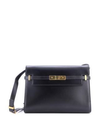Б/у сумка через плечо Saint Laurent Medium Manhattan из кожи