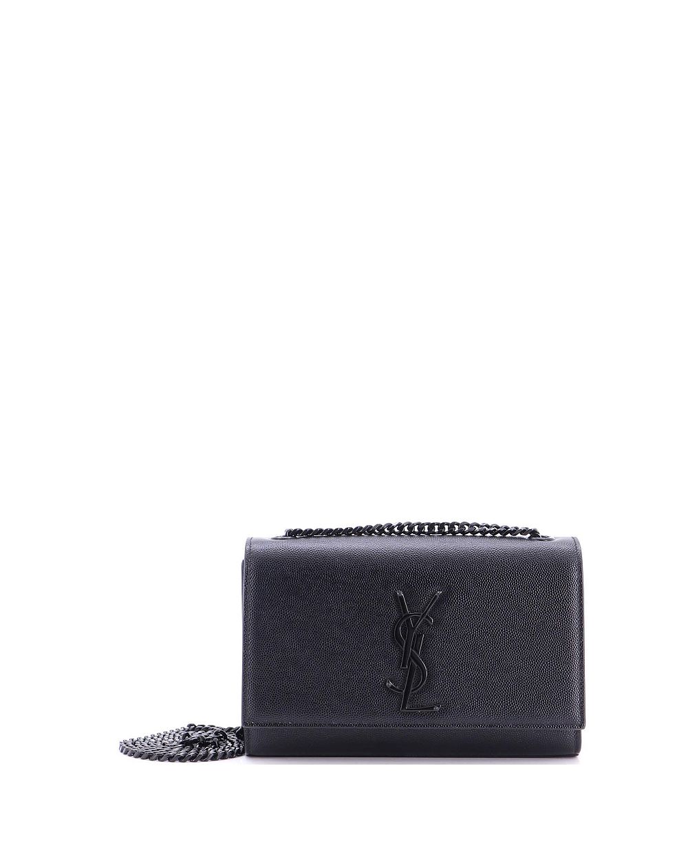 Pre-Owned Saint Laurent Small Classic Monogram Crossbody Bag Grainy Leather