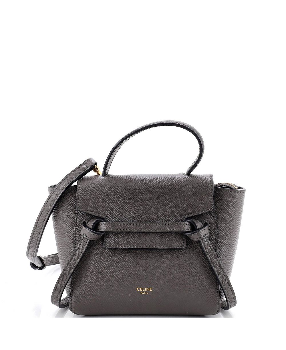Pre-Owned Celine маленькая сумка через плечо Pico из текстурированной кожи