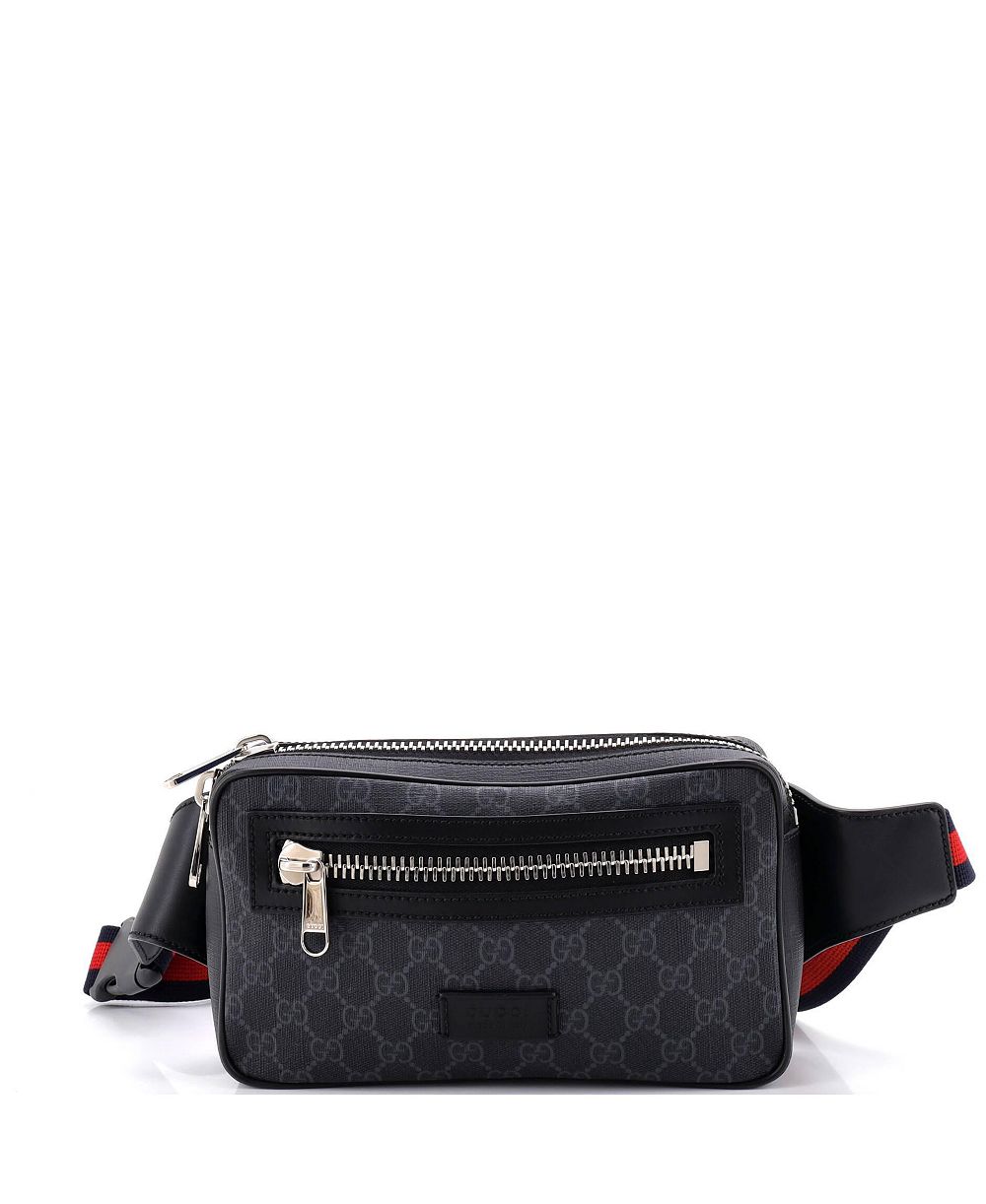 Сумка-кроссбоди Gucci Soft Zip GG из ткани с покрытием