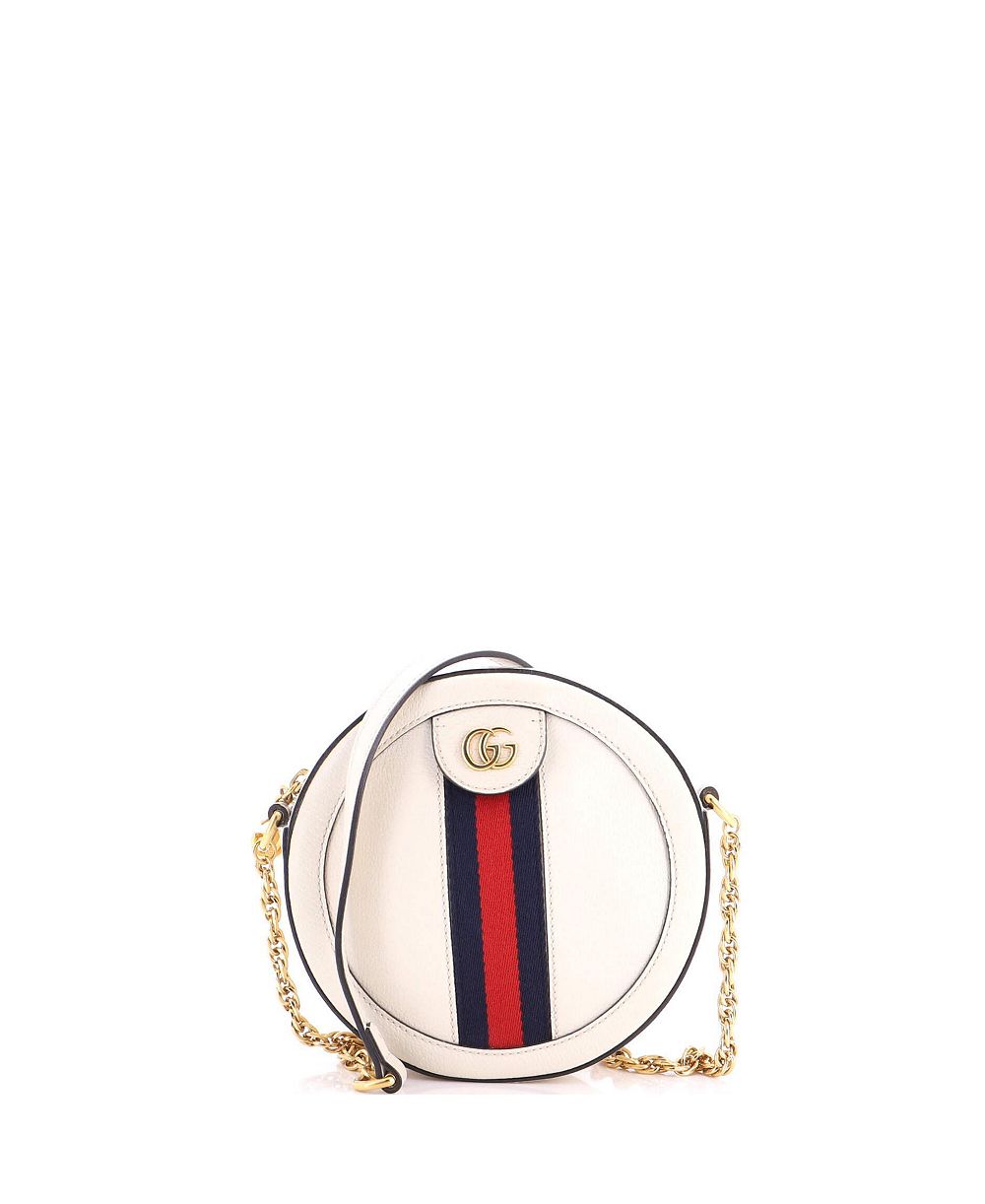 Pre-Owned Gucci Ophidia Mini Round Shoulder Bag