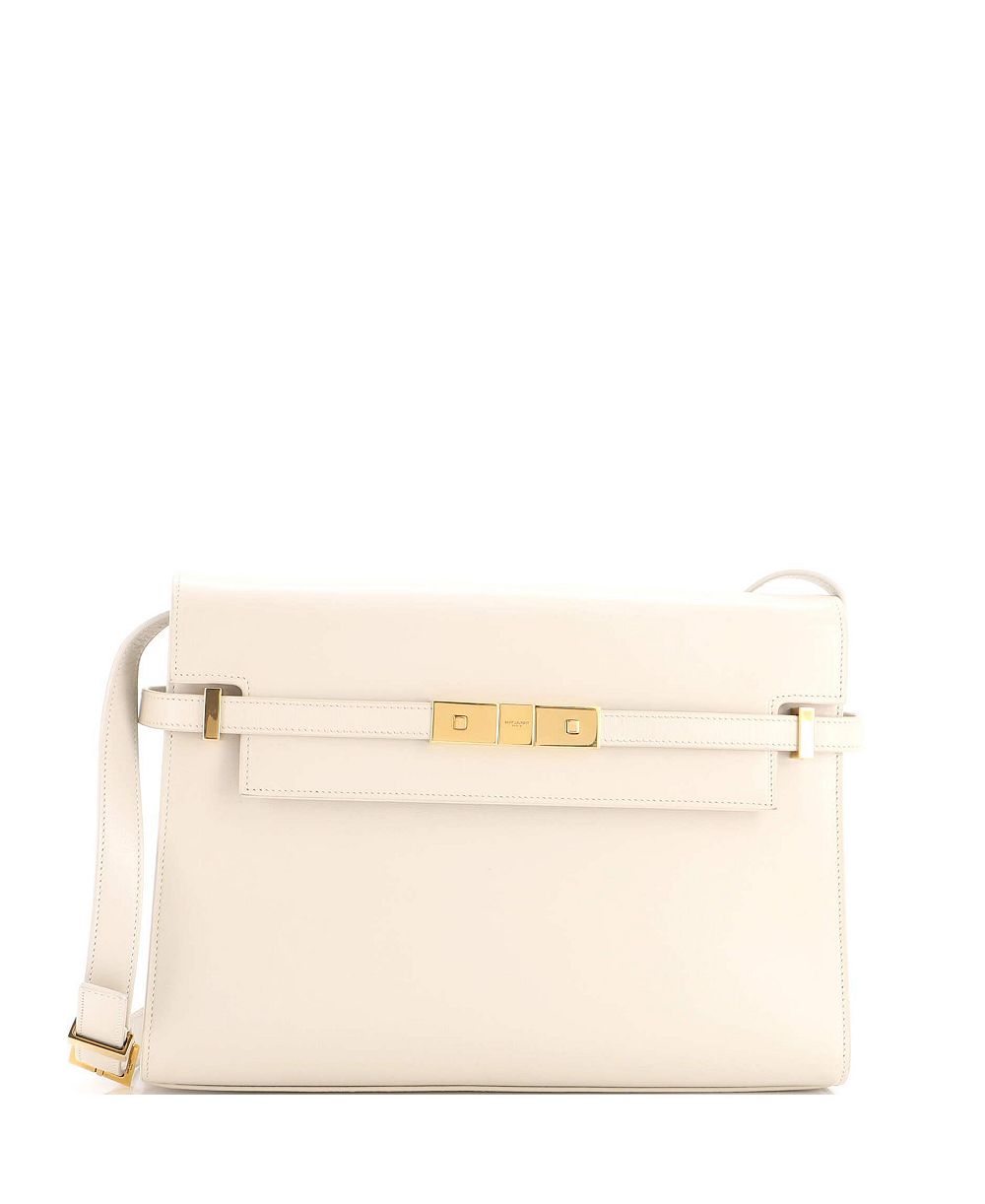 Б/у сумка Saint Laurent Medium Leather Manhattan через плечо из кожи