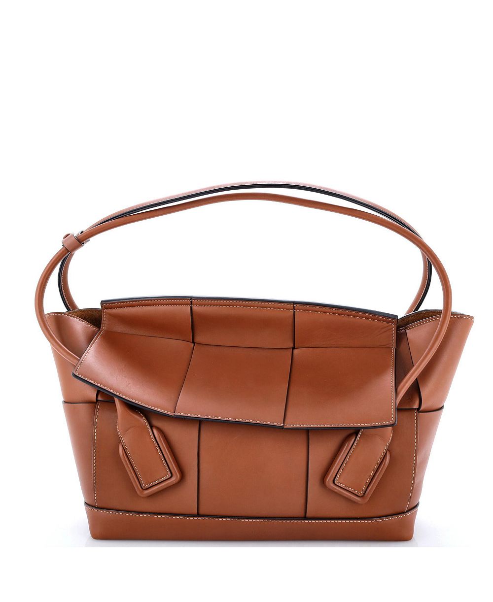 Pre-Owned Bottega Veneta Medium Arco сумка Maxi Intrecciato кожа