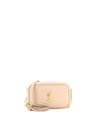 Pre-Owned Saint Laurent Mini Lou Camera Bag Matelasse Chevron Leather