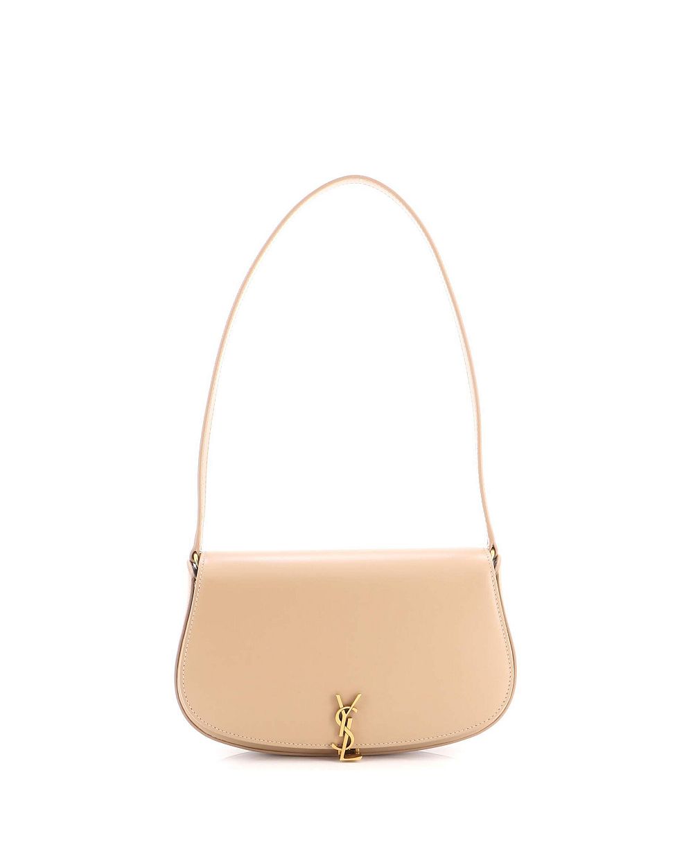 Pre-Owned Saint Laurent Mini Voltaire Shoulder Bag Leather