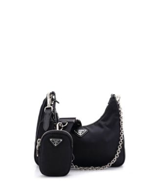 Pre-Owned Prada Small Re-Edition 2005 Shoulder Bag Tessuto
