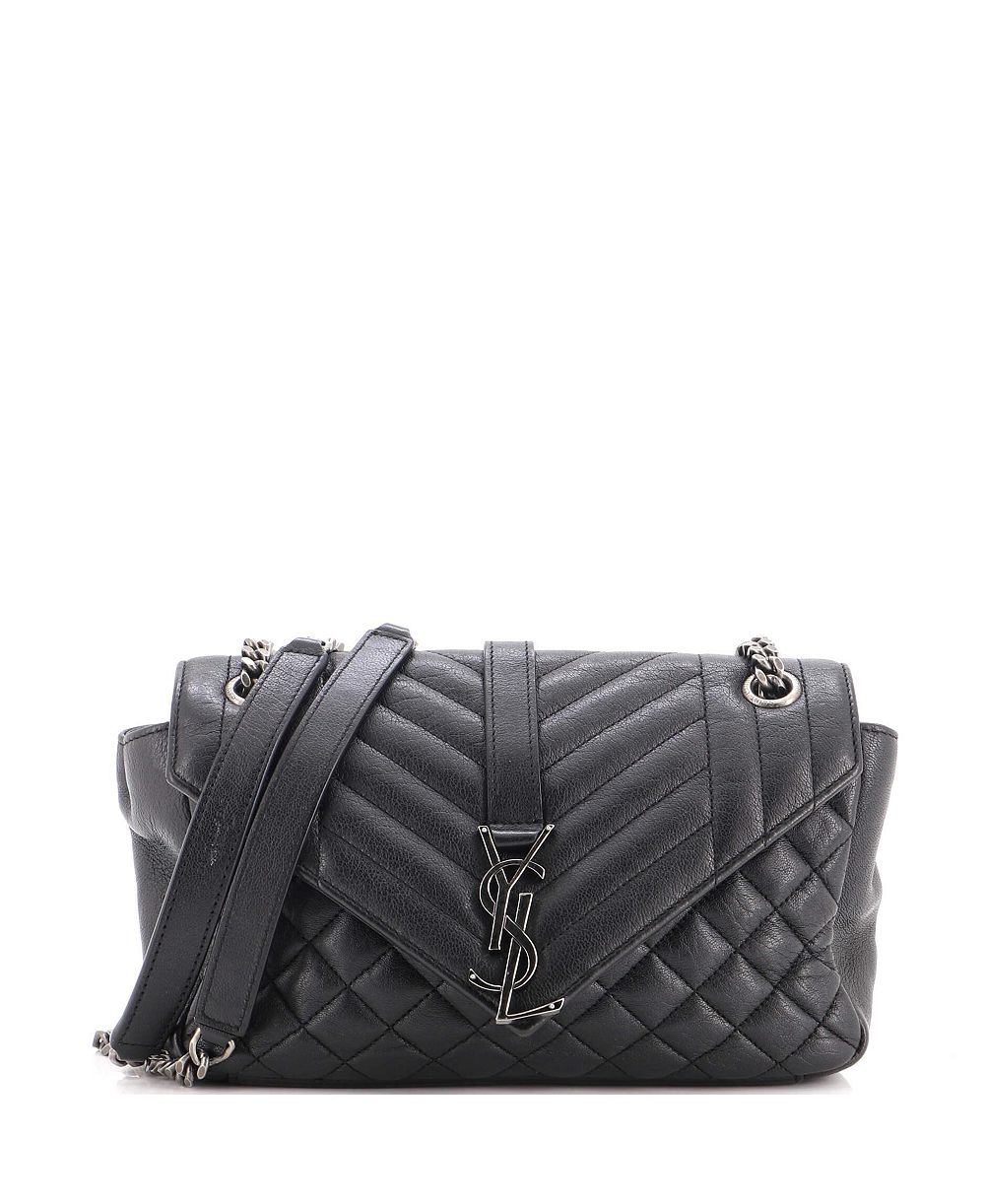 Pre-Owned Saint Laurent Medium Classic Monogram Slouchy Envelope Satchel