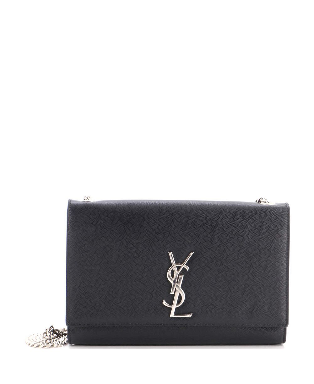Pre-Owned Saint Laurent Medium Classic Monogram Crossbody Bag Grainy Leather