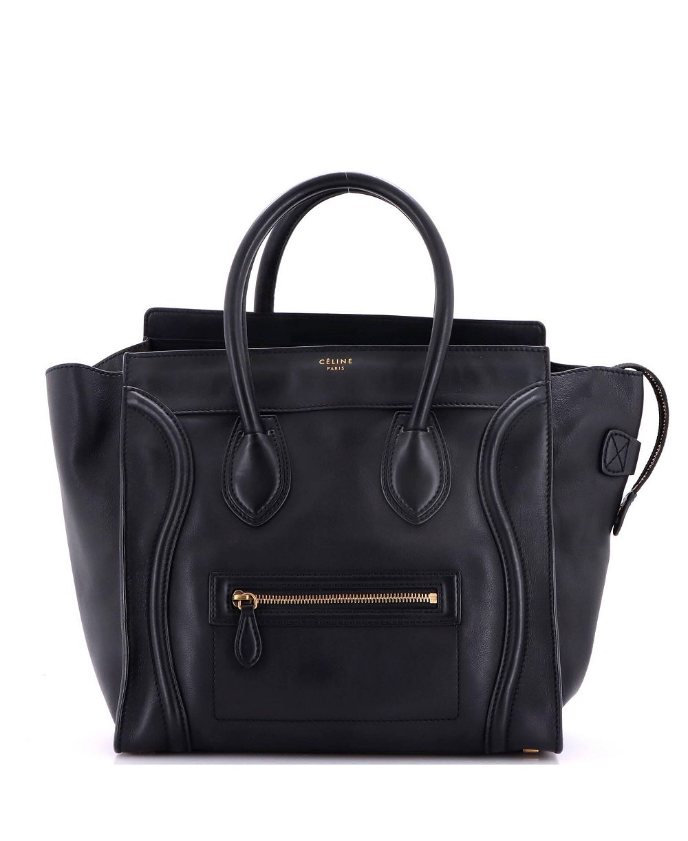 Pre-Owned Celine Mini Luggage Bag Smooth Leather