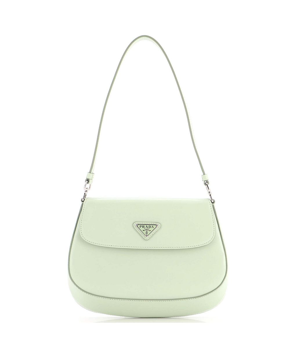 Pre-Owned Prada маленькая кожаная сумка через плечо Cleo Flap из кожи Spazzolato