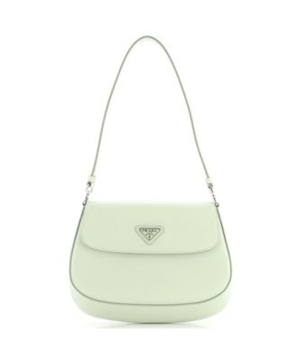 Pre-Owned Prada Small Cleo Flap Shoulder Bag Spazzolato Leather