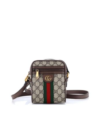 Pre-Owned Gucci Mini Ophidia Messenger Bag GG Coated Canvas