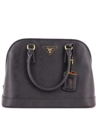 Pre-Owned Prada Medium Open Promenade Bag Saffiano Leather