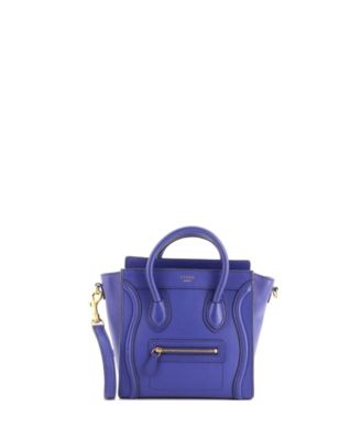 Сумка Celine Nano Luggage Bag Grainy Leather, б/у