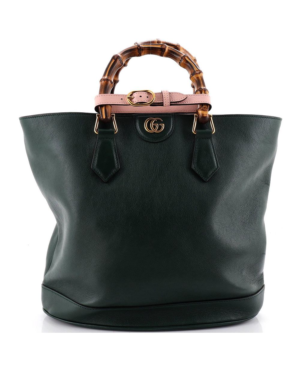 Б/У Gucci Medium Diana Bamboo Handle круглая сумка-тоут кожа