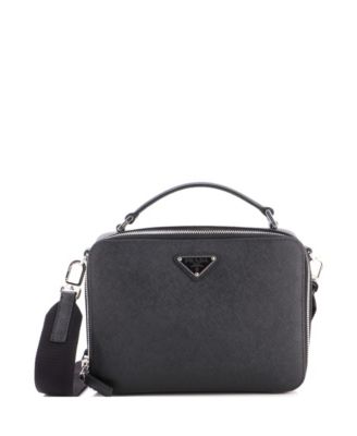 Pre-Owned Prada Brique Small Saffiano Leather Crossbody Bag