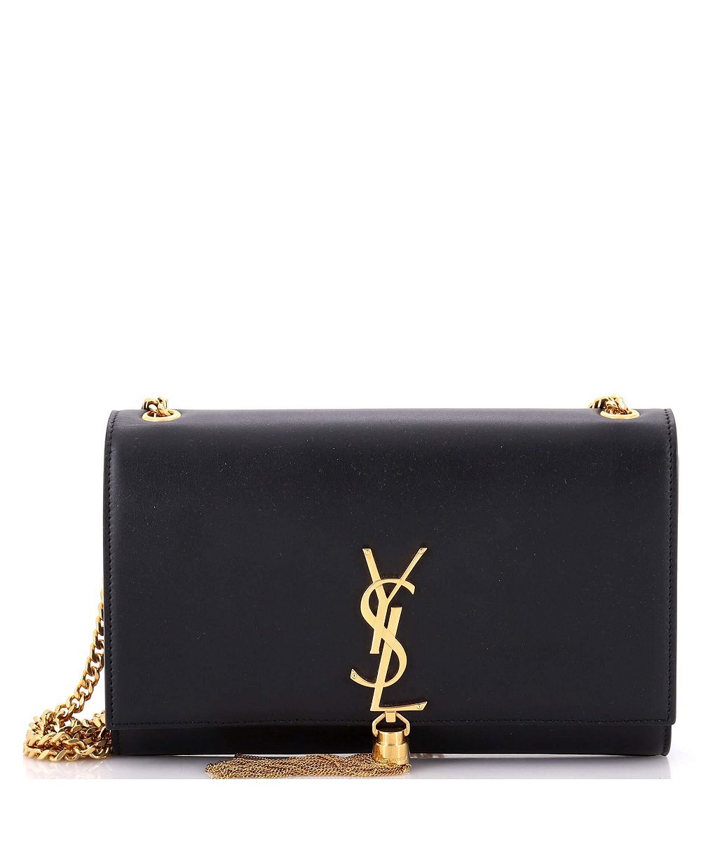 Кожаная сумка через плечо Saint Laurent Medium Classic Monogram Tassel, состояние: б/у