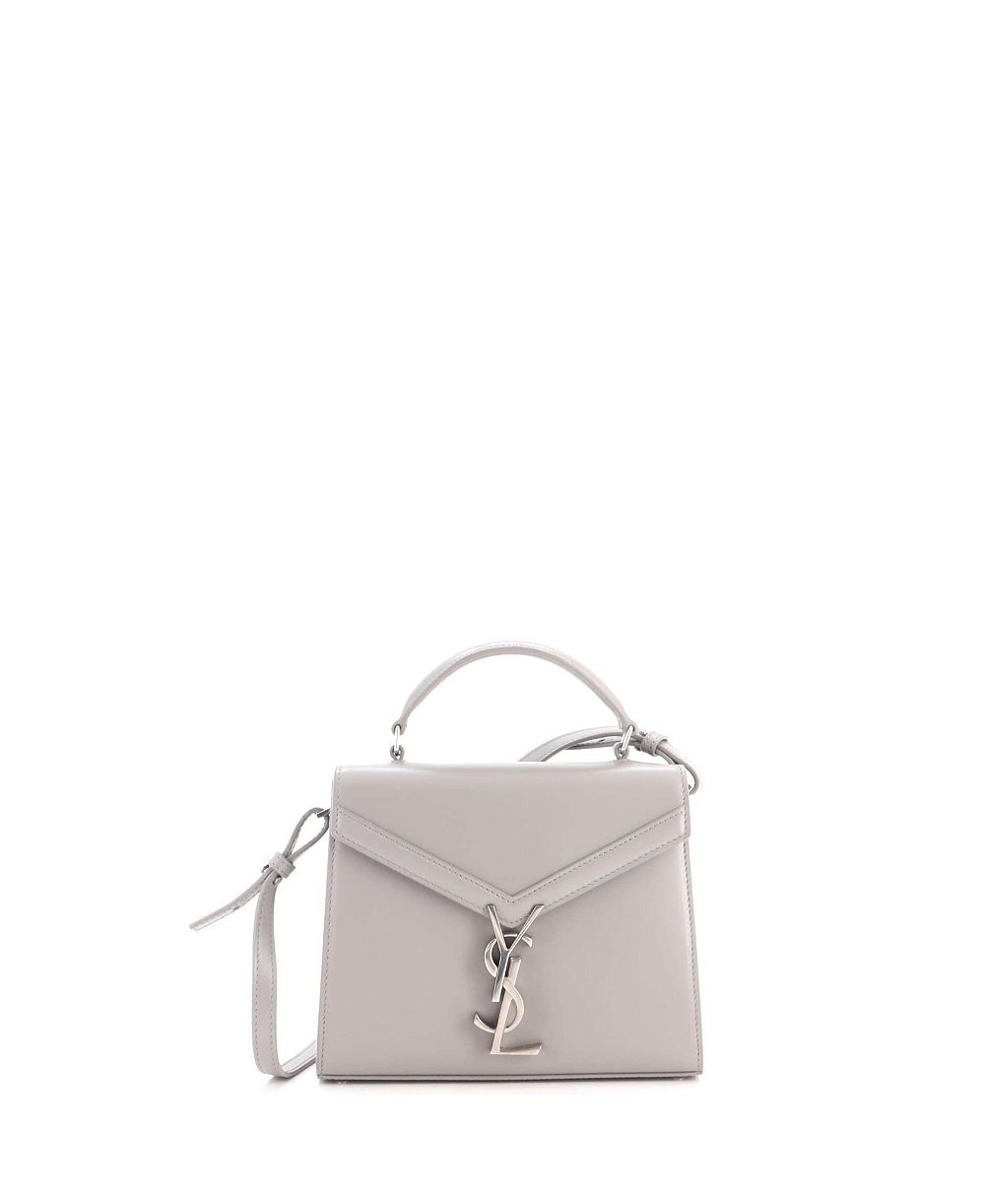 Pre-Owned Saint Laurent Mini Cassandra Top Handle Bag Leather
