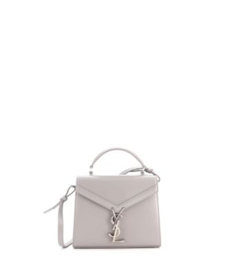 Pre-Owned Saint Laurent Mini Cassandra Top Handle Bag Leather