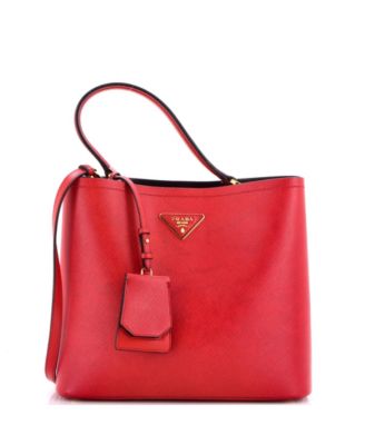 Pre-Owned Prada Panier Large Saffiano Leather Bucket Bag