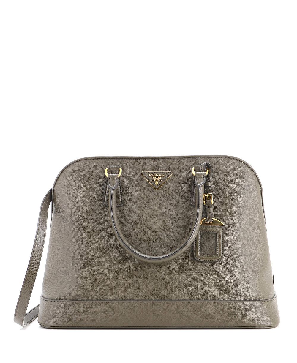 Pre-Owned Prada Large Open Promenade Bag Saffiano Leather