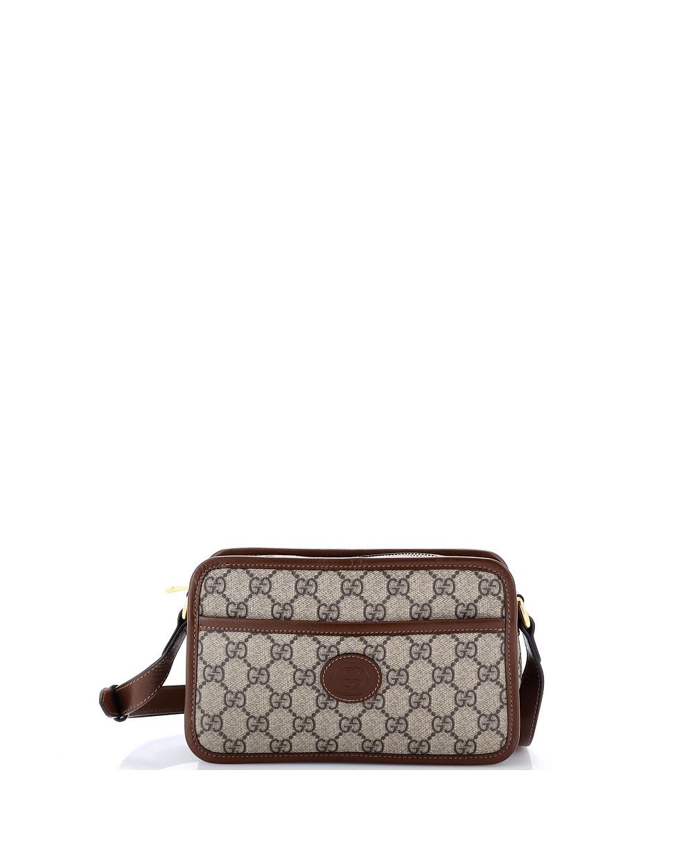 Б/у сумка Pre-Owned Gucci Mini Crossbody Interlocking G Patch Camera Bag
