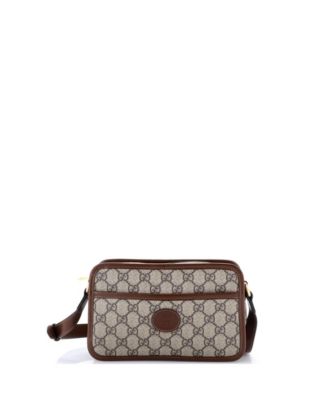 Б/у сумка Pre-Owned Gucci Mini Crossbody Interlocking G Patch Camera Bag