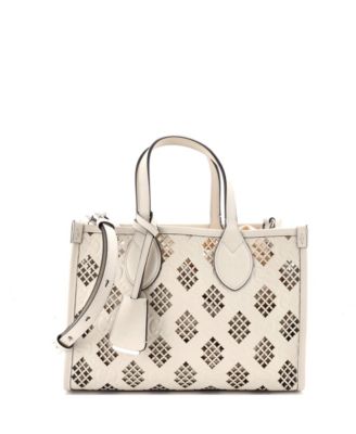Б/у мини-сумка-тоут Gucci Small Convertible GG Debossed Laser Cut из кожи