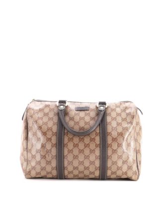 Б/у средняя сумка-бостон Gucci Joy GG coated canvas