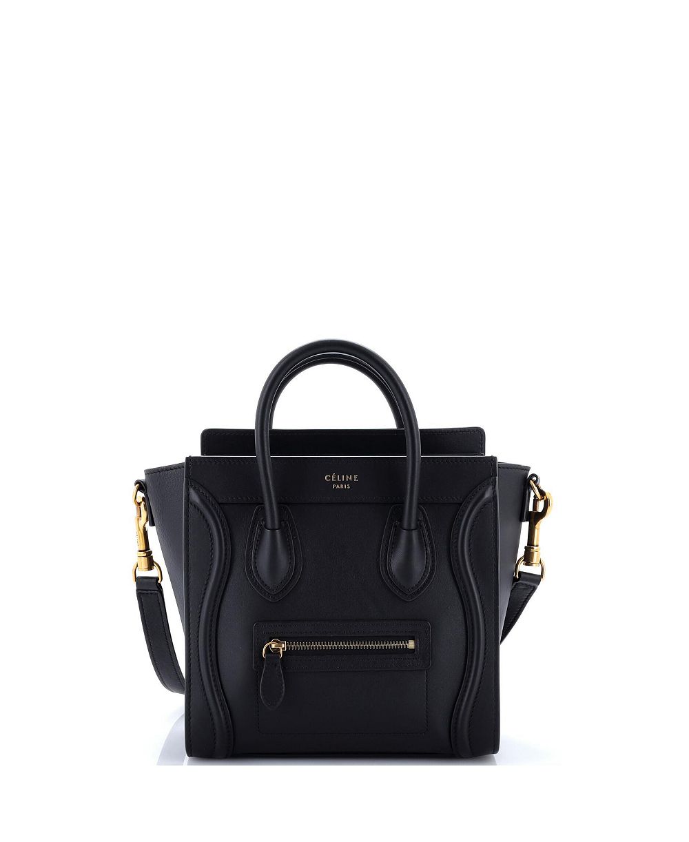 Pre-Owned Celine Nano Luggage Bag Smooth Leather