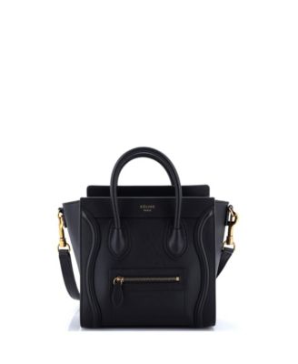 Pre-Owned Celine Nano Luggage Bag Smooth Leather