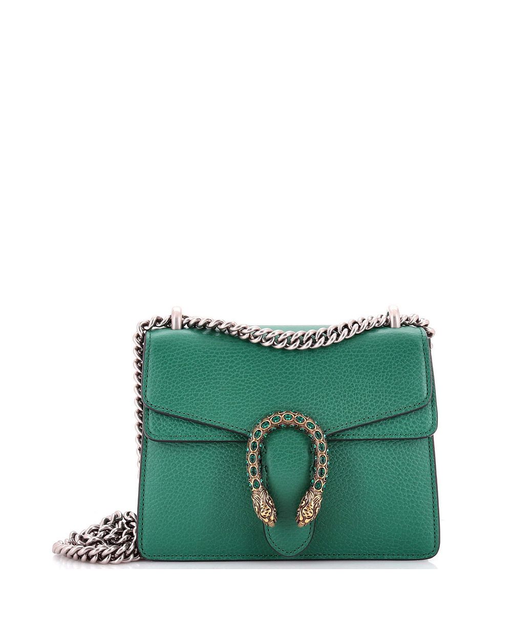 Pre-Owned Gucci Mini Leather Dionysus Shoulder Bag