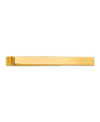 Curata Jewelry Мужская полированная запонка для галстука из серебра 10k, ширина 4.5 мм