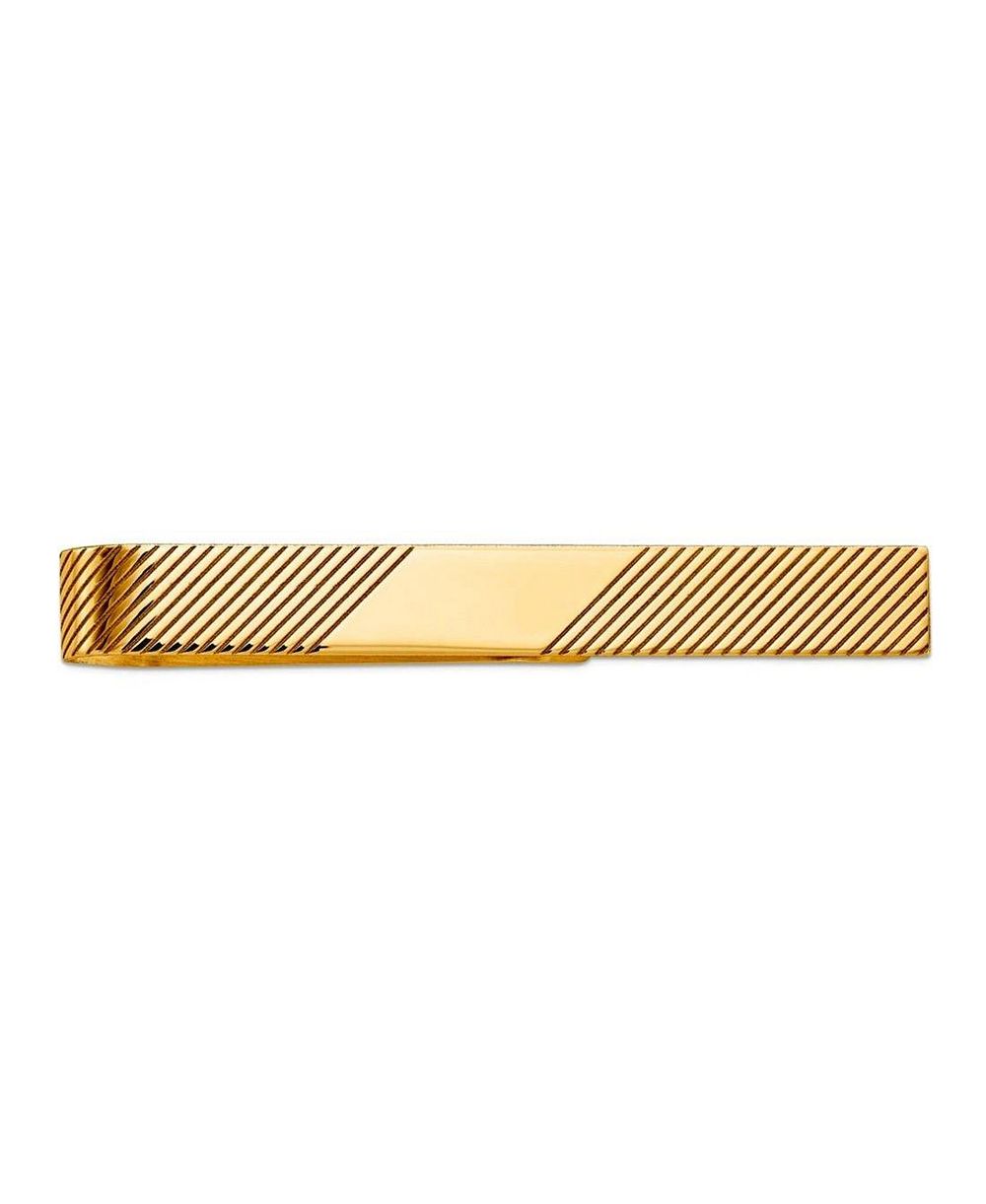 Curata Jewelry зажим для галстука из золота 14 карат