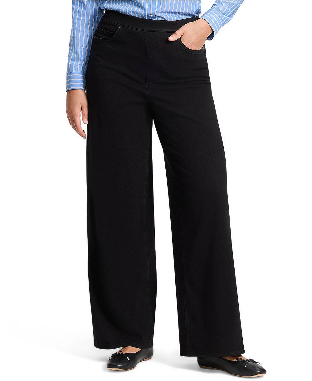 Lands' End Women's Starfish High-Rise Wide-Leg Jeans