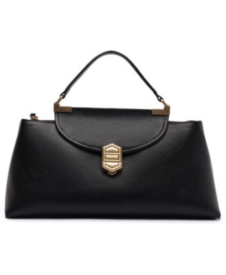 Arezzo Everly Leather Large Satchel Handbag