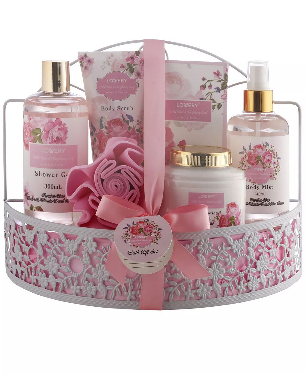 Wild Rose and Raspberry Body Care 7 Piece Gift Set