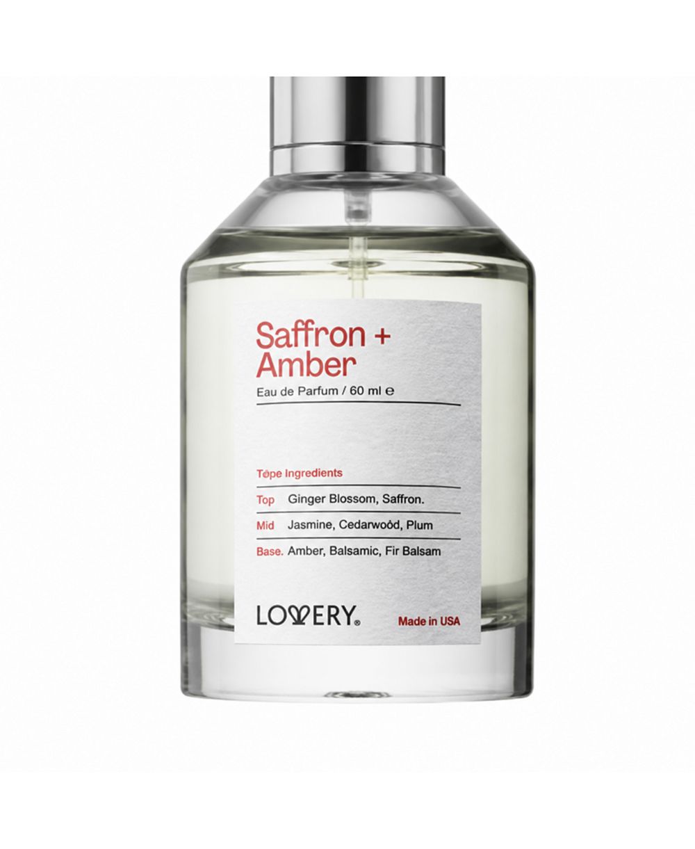Lovery Saffron + Amber Eau de Parfum, 3.4 oz