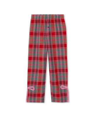Bright red/pink plaid
