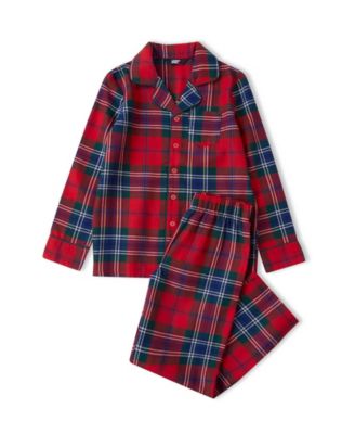 Compass red/pine plaid