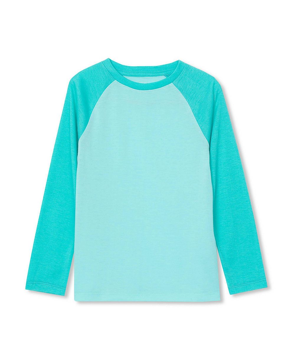 Lands' End Big Girls Raglan Jersey Pajama Tee