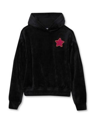 Lands' End Girls' 4-16 Plush Long-Sleeve Drop-Shoulder Hoodie