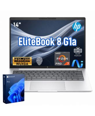 Бизнес-ноутбук HP EliteBook 8 G1a 14" с AMD Ryzen 7 Pro 250 и 32 ГБ DDR5