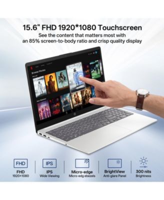 Ноутбук HP Essential 15.6" FHD с сенсорным экраном, процессором Intel Core Ultra 7 155H