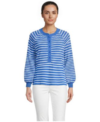 Muted cobalt breton stripe