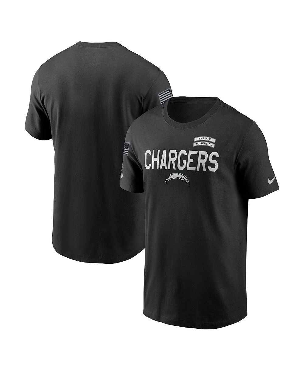 Nike Men's Black Los Angeles Chargers 2026 Salute to Service Sideline Dri-FIT T-Shirt
