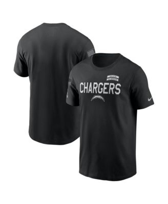 Мужская футболка Nike Dri-FIT черный Los Angeles Chargers 2026 Salute to Service Sideline