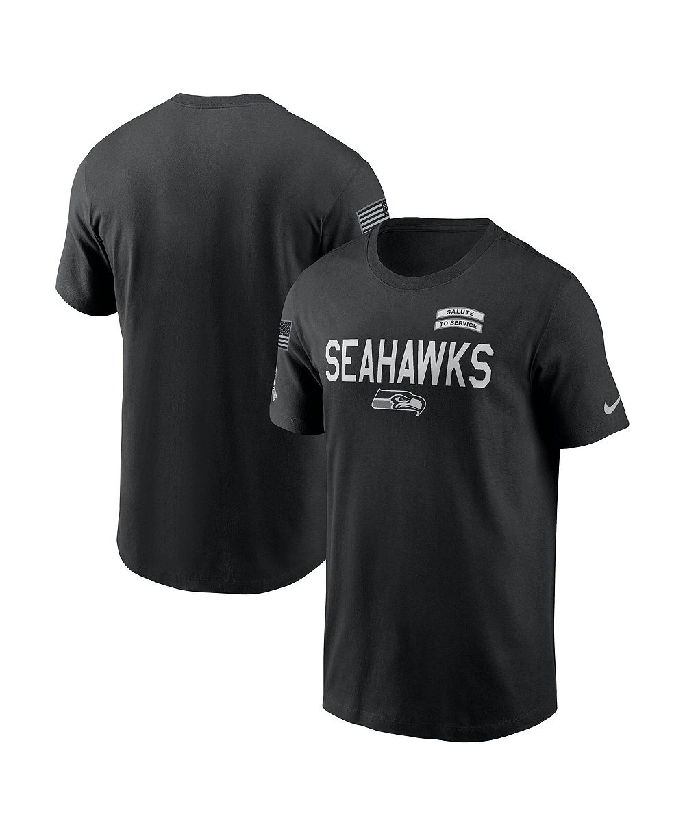 Nike Men's Black Seattle Seahawks 2026 Salute to Service Sideline Dri-FIT T-Shirt