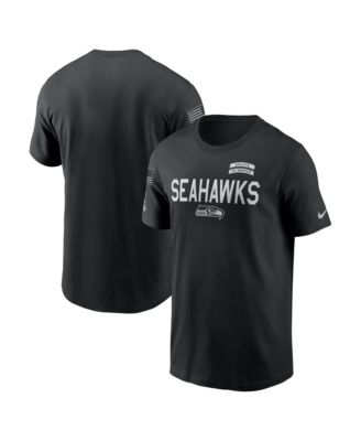 Nike Men's Black Seattle Seahawks 2026 Salute to Service Sideline Dri-FIT T-Shirt