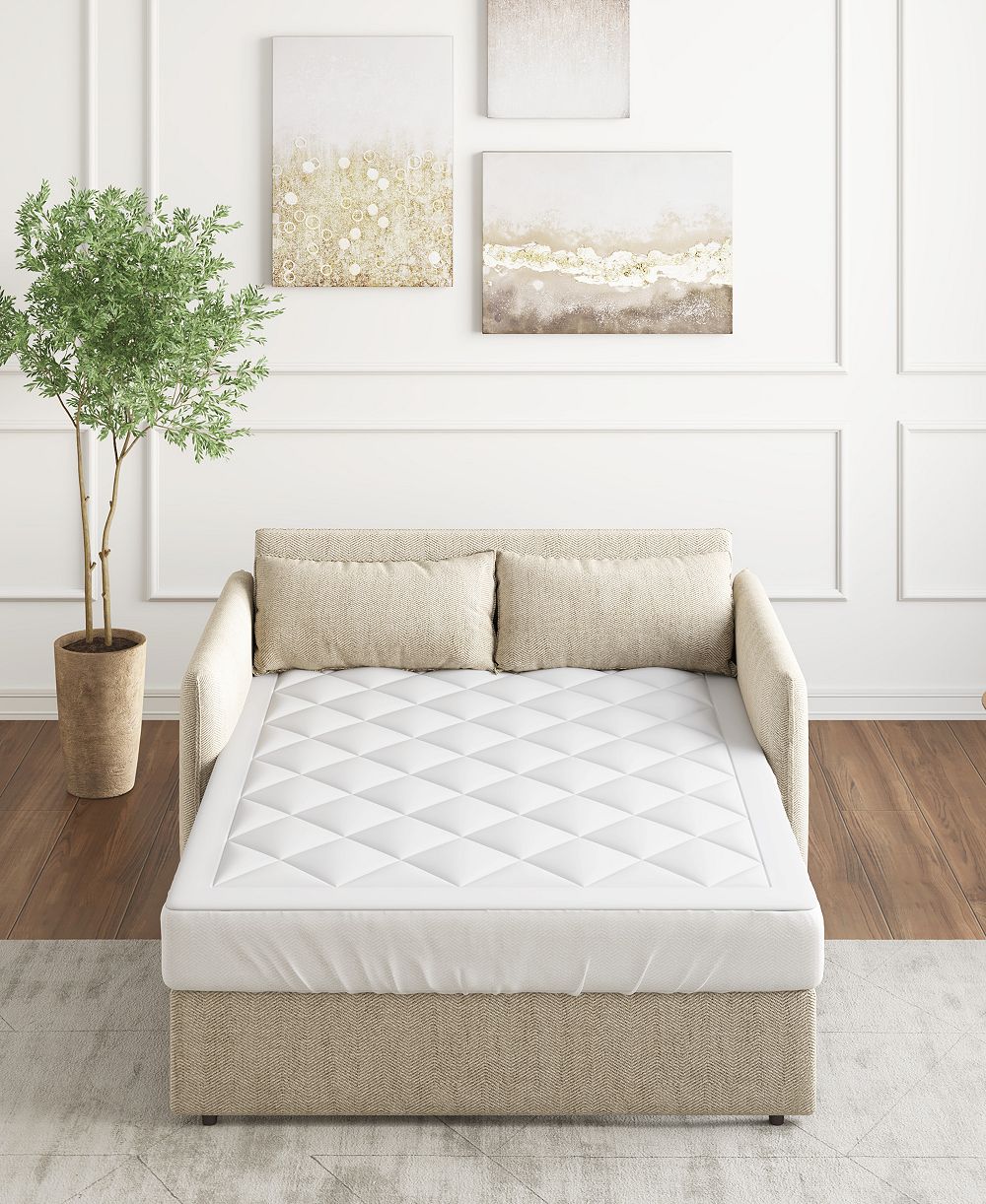 Madison Park Waterproof Stain Resistant 3M-Moisture-Management Sofabed Mattress Pad, Queen